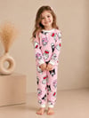 Kız Çocuk Kalın Mevsimlik Pijama Takımı (Tam Kalıp)