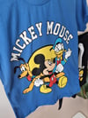 Mavi Mickey Mouse Şortlu Takım