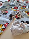 Mavi Minnie Mouse Desenli Mevsimlik Pijama Takımı