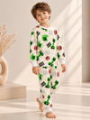 Minecraft Desenli Kalın Mevsimlik Pijama Takımı (Rahat Kalıp)