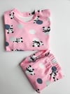 Panda Desenli Mevsimlik Pijama Takımı