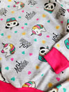 Pandacorn Kışlık İçi Polarlı Pijama Takımı