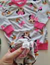 Sevimli Kahramanlar Desenli Kız Çocuk Pijama Takımı