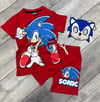Sonic Baskılı Şortlu Takım