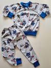Sonic Desenli Mevsimlik Pijama Takımı