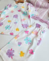 Şortlu Çiçek Desenli Pijama Takımı