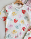Şortlu Çilek Desenli Pijama Takımı