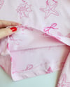 Şortlu Deniz Kabuğu Desenli Pijama Takımı