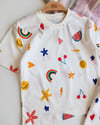 Şortlu Karpuz Desenli Pijama Takımı