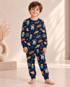 Space Desenli Mevsimlik Pijama Takımı (Geniş Kalıp)