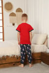 Space Desenli Yazlık Pijama Takımı