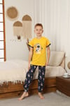 Space Desenli Yazlık Pijama Takımı
