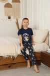 Space Desenli Yazlık Pijama Takımı