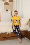 Space Desenli Yazlık Pijama Takımı