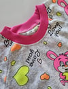 Tavşan Desenli Mevsimlik Pijama Takımı