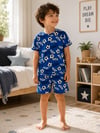 Top Ayı Desenli Şortlu Pijama Takımı