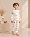 Uçak Desenli Kalın Mevsimlik Pijama Takımı (Rahat Kalıp)