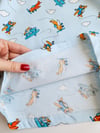 Uçak Desenli Şortlu Pijama Takımı