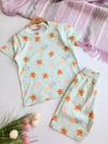 Yıldız Desenli Şortlu Pijama Takımı