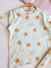 Yıldız Desenli Şortlu Pijama Takımı
