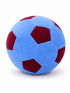 30 cm Peluş Futbol Topu Bordo