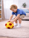 30 cm Peluş Futbol Topu Sarı-Kırmızı