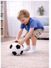 30 cm Peluş Futbol Topu Siyah-Beyaz