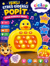 Işıklı Stres Giderici Popit Oyun Konsolu Pop It Oyuncak Ördek 