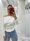 Ekru Marka Model Yarasa Kol Basic Bluz