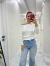 Ekru Marka Model Yarasa Kol Basic Bluz