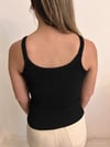 Fitilli Askılı Basic Atlet Siyah