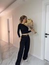 Kayık Yaka Yandan Büzgü Detaylı Pamuklu Basic Body