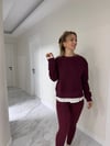 Oys Soft Touch Toparlayıcı Likralı Tayt Bordo