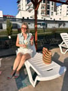 Premium Güpürlü Astarlı Beli Lastikli Şehir Boy Şort