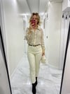 Zra Model Kesik Paça Boyfit Jean Bej