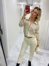 Zra Model Kesik Paça Boyfit Jean Bej