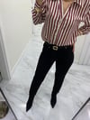 Zra Model Kesik Paça Boyfit Jean Pantolon Siyah