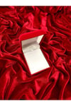 Kolye Kutusu Kırmızı Kadife Mini Hediye Kutusu 6x8 cm