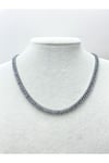 Su Yolu Çelik Silver Kolye