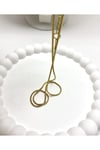 Unisex İtalyan İnce Çelik Kolye Gold 45cm