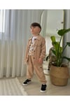 3lü bej takım
