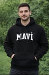 siyah kapşonlu sweatshirt