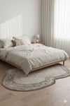 AmorfŞekilli Özel Kesimli Dekoratif Modern HalI