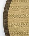 Bej Kahverengi Çerçeveli Modern Sisal Halı