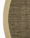 Kahverengi Bej Çerçeveli Modern Sisal Halı