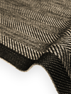 Kaymaz Tabanlı Balıksırtı Desenli Sisal Halı