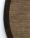 Koyu Kahve Sisal Halı Yuvarlak Model