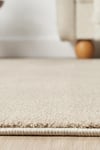 BaliBali Serisi Bej Mikrofiber Antialerjik Düz Renk Halı
