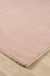 BaliBali Serisi Pudra Mikrofiber Antialerjik Düz Renk Halı