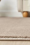 BaliBali Serisi Vizon Rengi Mikrofiber Antialerjik Düz Renk Halı